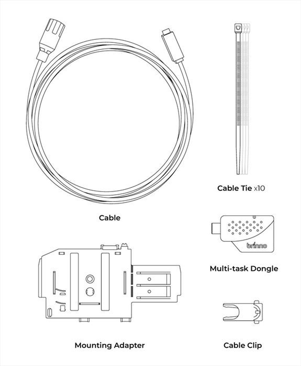 Immagine del prodotto BRINNO - AFB1000 CAMERA EXTENDER KIT PER BCC2000-Nero
