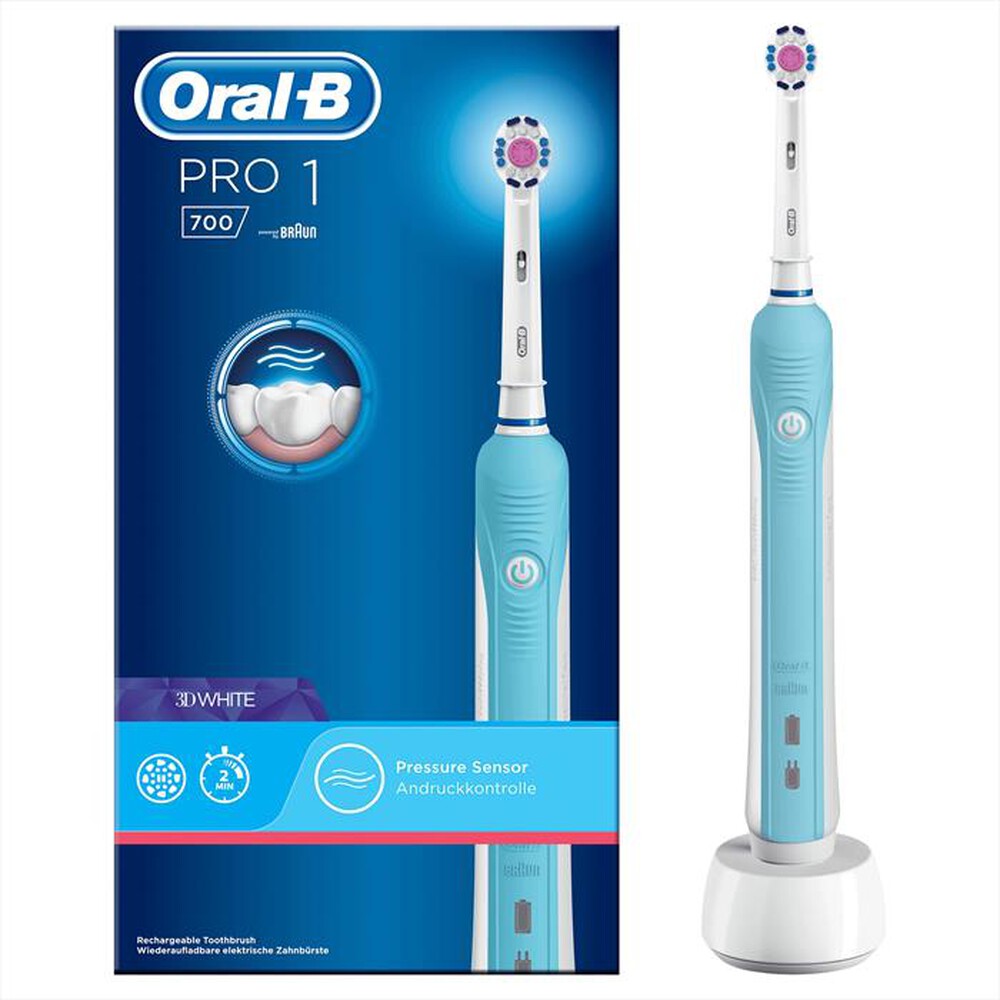 "ORAL-B - Pro 3D White-Bianco/Celeste"