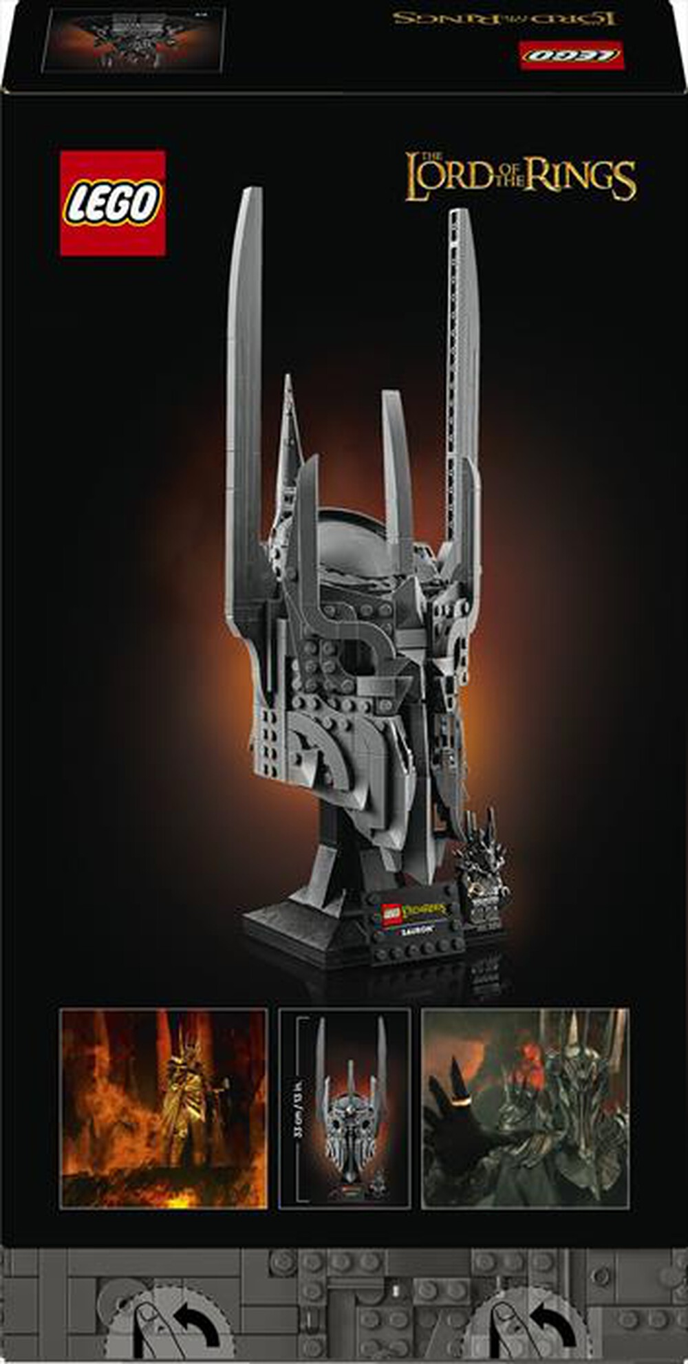 Immagine del prodotto LEGO - ICONS Signore degli Anelli: Elmo di Sauron - 11373-Multicolore