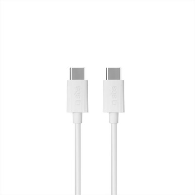 SBS - Cavo type-C to Type-C TECABLETCC6015WGRS-Bianco
