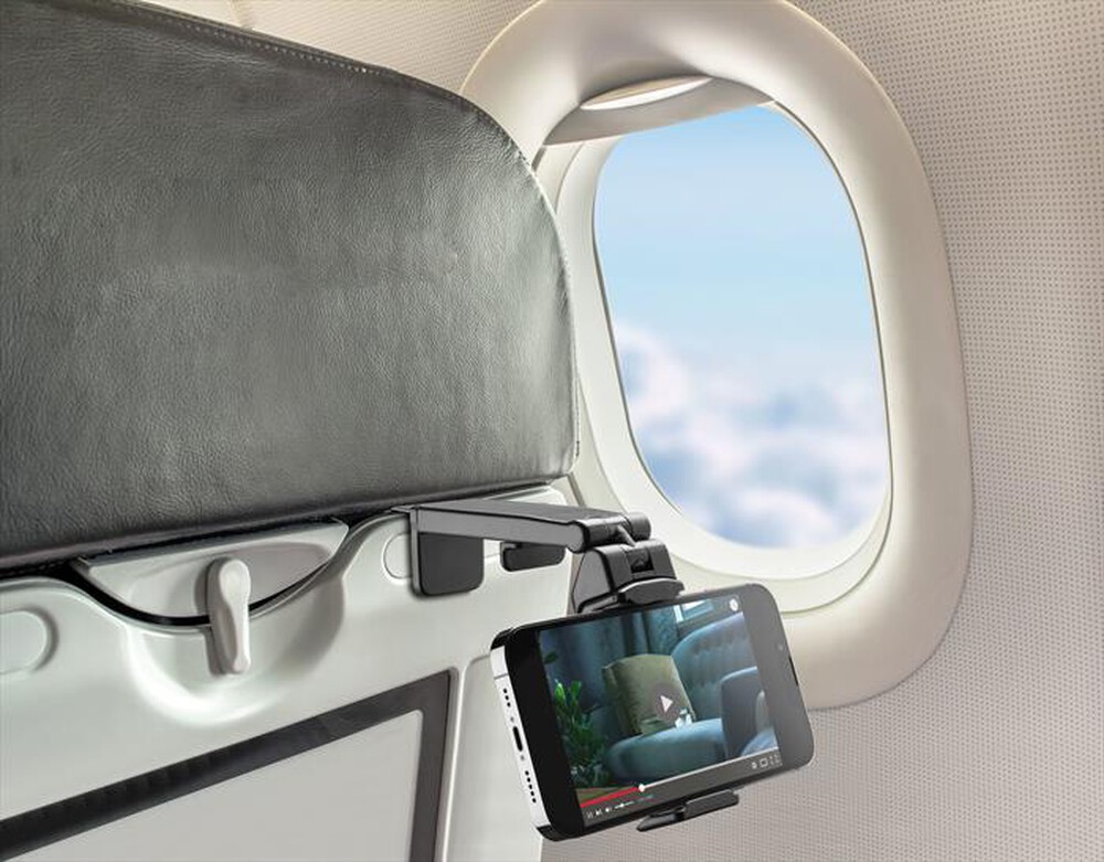 "CELLULARLINE - Supporto smartphone da viaggio TRAVEL HOLDER-Black"