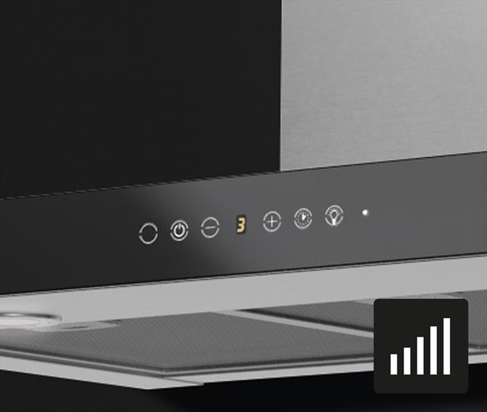 Immagine del prodotto GLEM GAS - Cappa a camino decorativa GHN980IXA Classe A-Inox