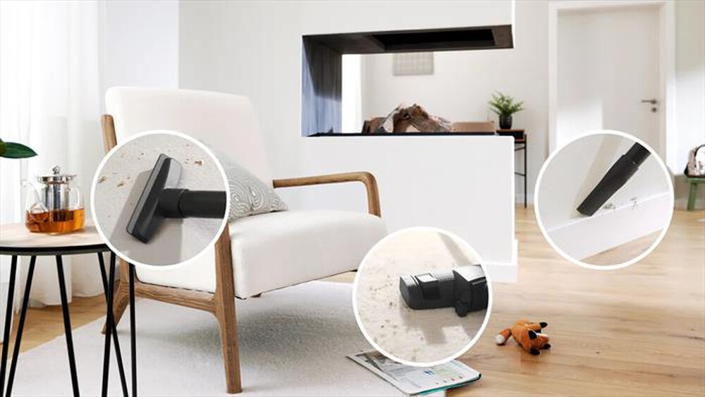 Immagine del prodotto BOSCH - Aspirapolvere a traino BGB41PET1-Nero, Rosso