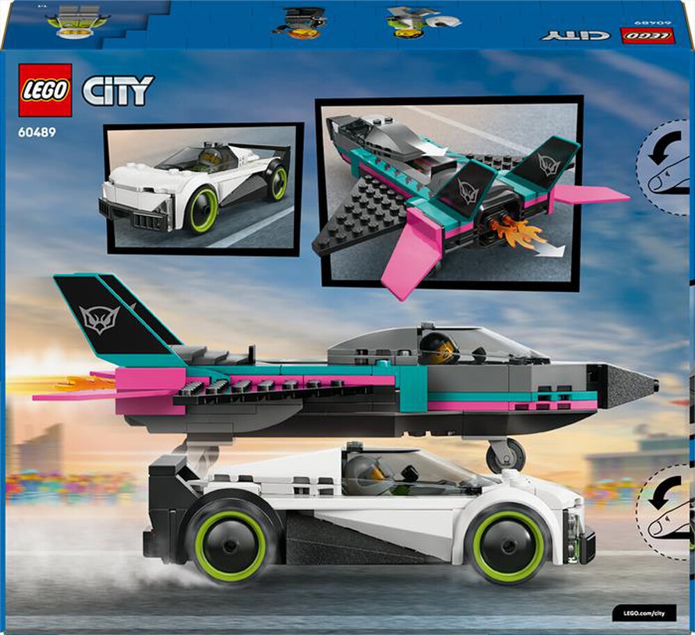 Immagine del prodotto LEGO - CITY Jet contro Auto sportiva - 60489