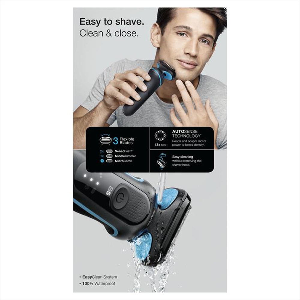 Immagine del prodotto BRAUN - Rasoio SERIES 5 51-M1000S-Menta