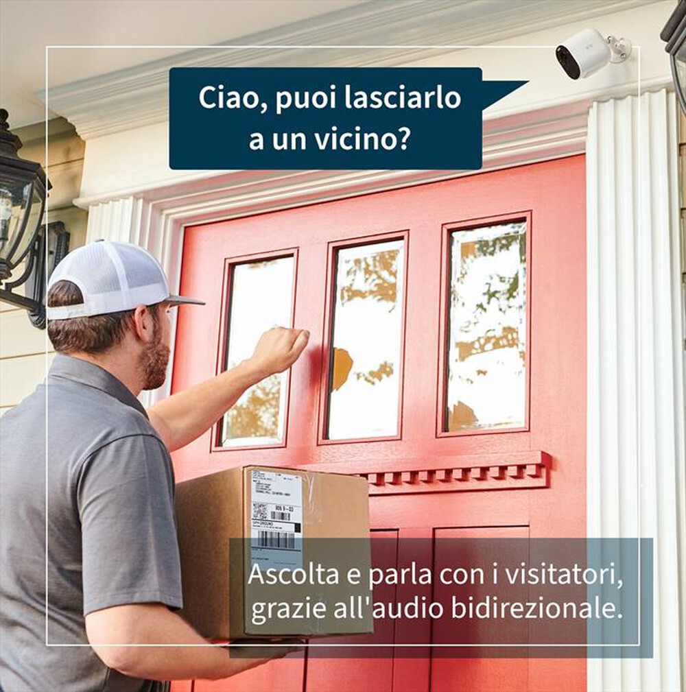 Immagine del prodotto ARLO - ESSENTIAL 4 CAMERE WI-FI-White