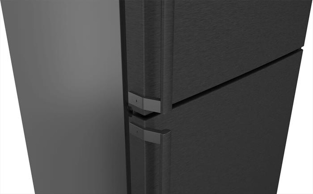"BOSCH - Frigorifero combinato KGN49VXDT Classe D 440 lt-Acciaio nero anti-impronta"