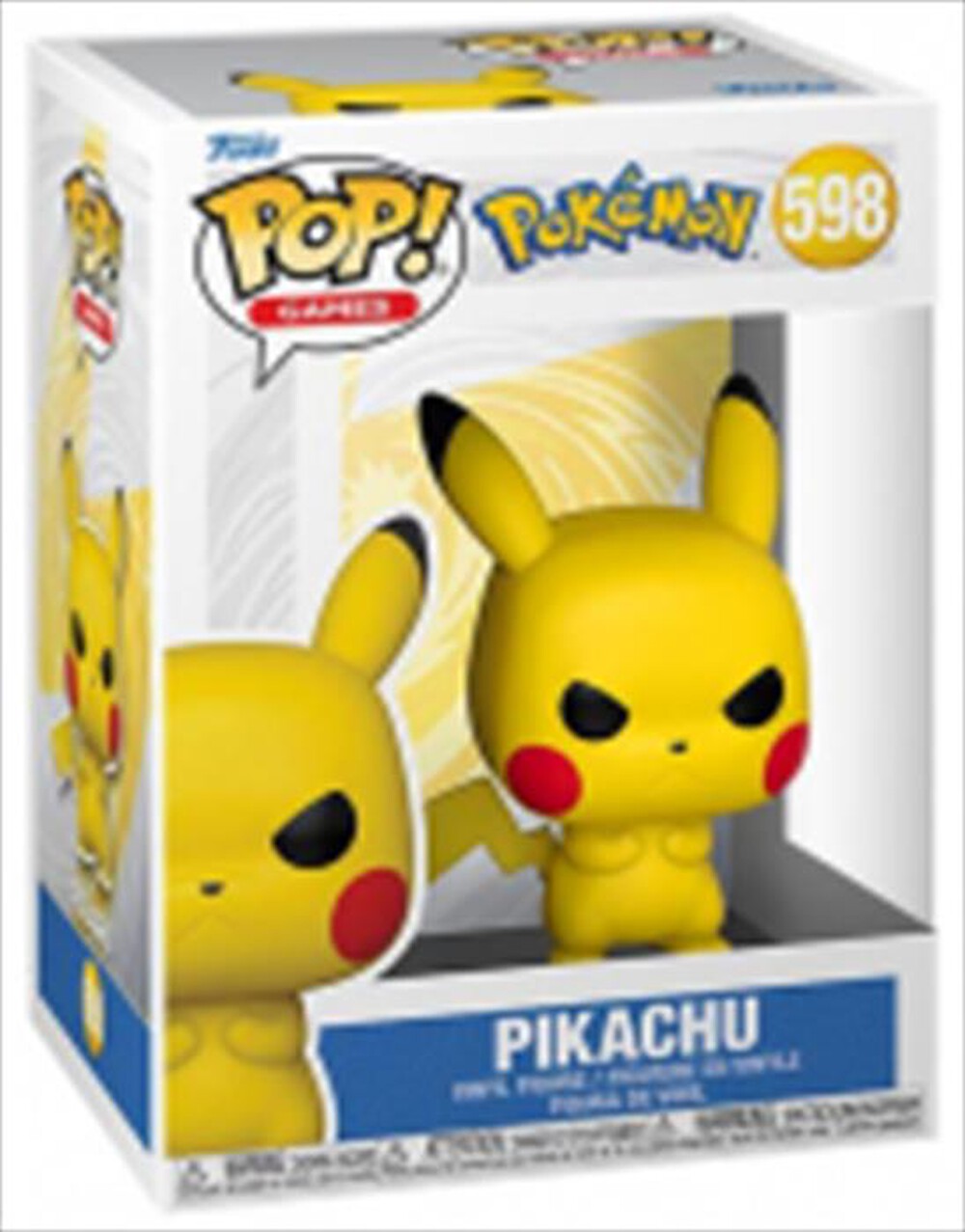 "FUNKO - 65043 Pokemon Pikachu Grumpy 598"