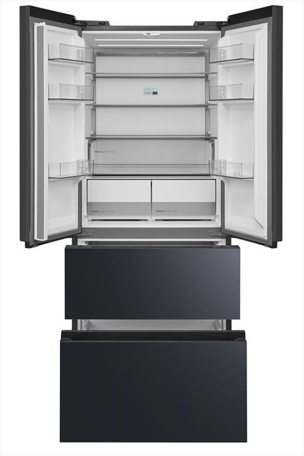 Immagine del prodotto MIDEA - Frigorifero 4 porte MDRF600BIE70 Classe E 435lt-Vetro, Grigio