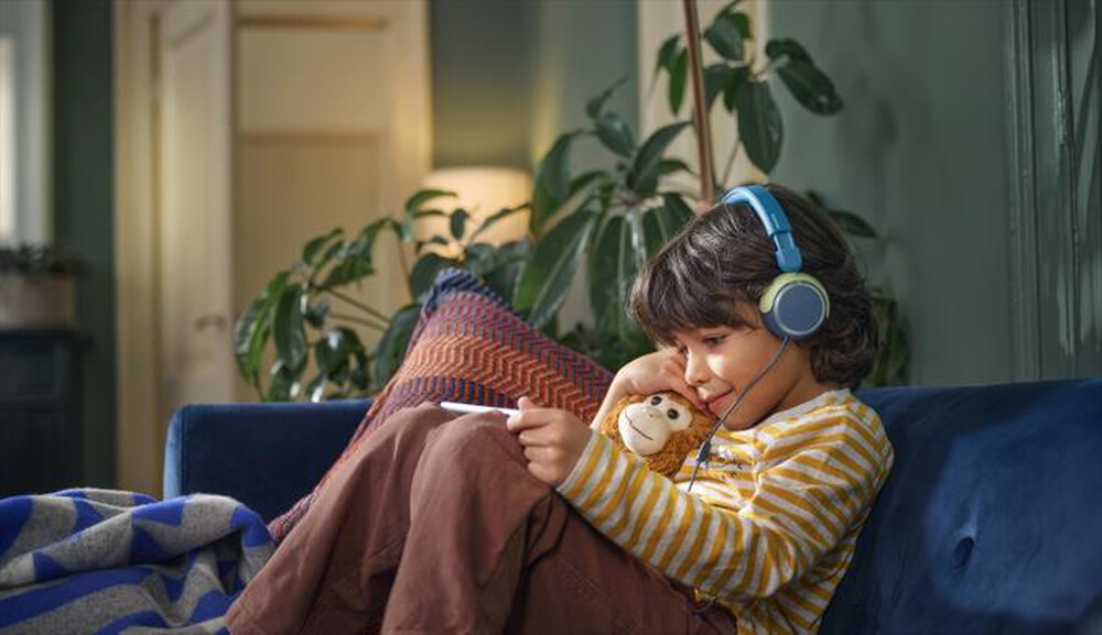 Immagine del prodotto PHILIPS - Cuffie on-ear cablate per bambini TAK2000MP/00-Viola Magenta