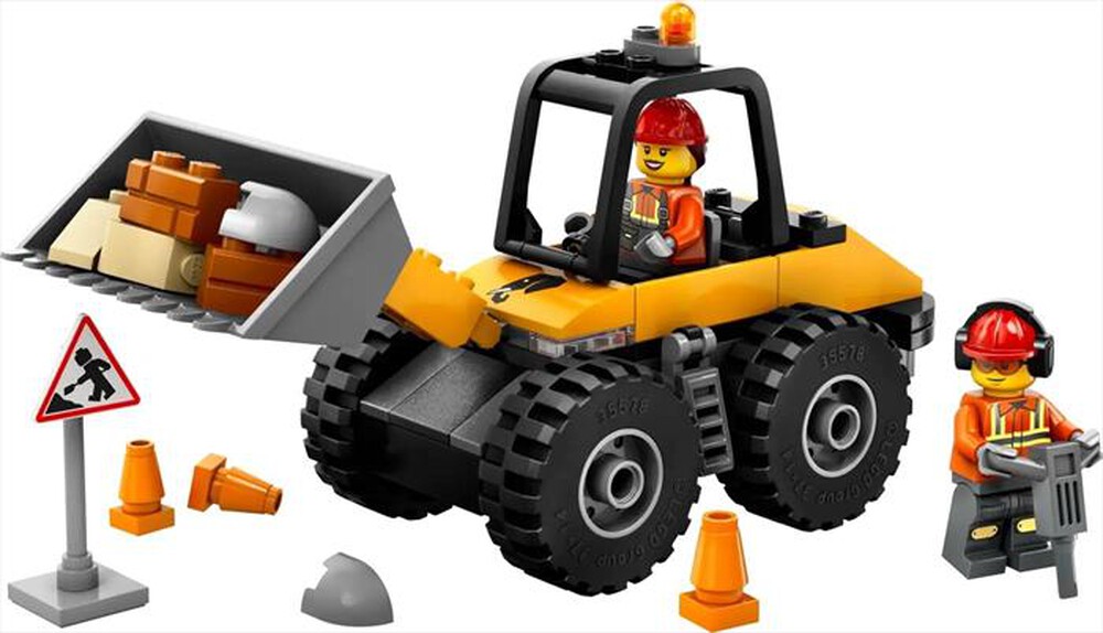 "LEGO - CITY Pala gommata gialla - 60450-Multicolore"