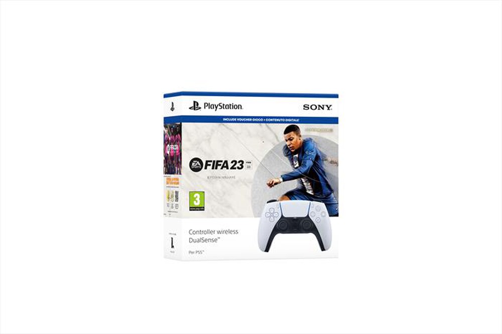"SONY COMPUTER - DualSense White + FIFA 23 + FUT VCH-Bianco"