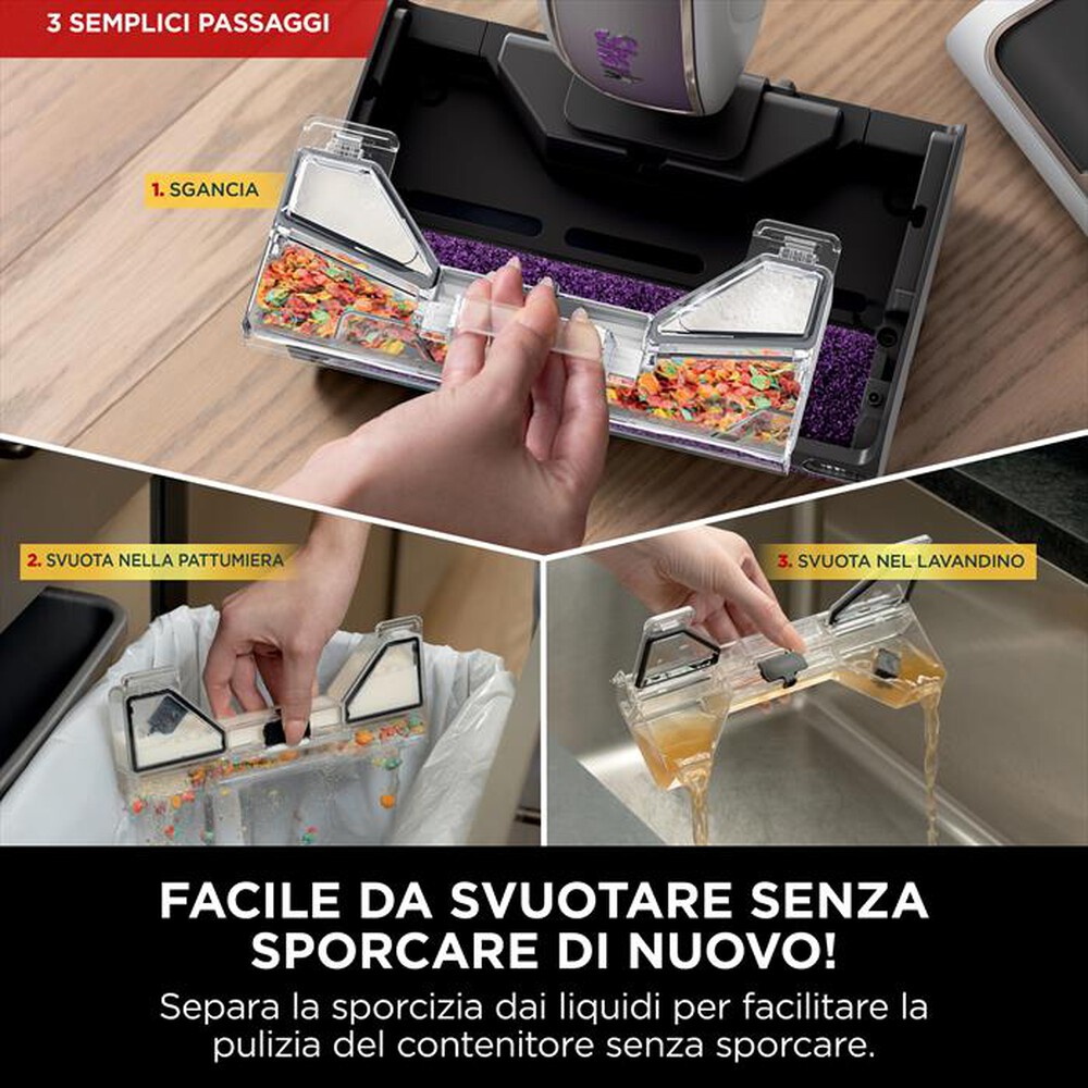 "SHARK - SCOPA A VAPORE LAVAPAVIMENTI STEAMPICKUP SD200EU-Bianco"