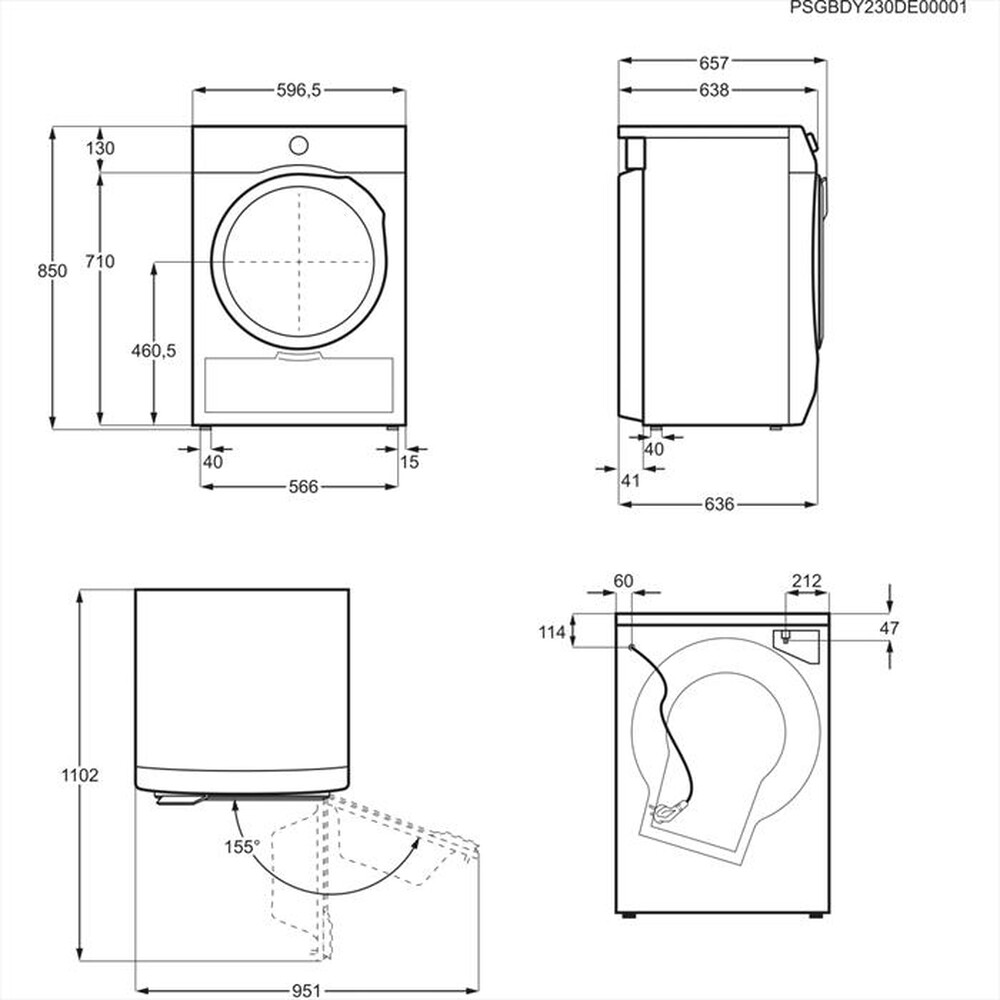 Immagine del prodotto AEG - Asciugatrice 9Kg TR8HD9A Classe A-Bianco