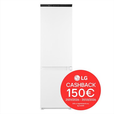 LG - Frigorifero combinato GTFN256SET Classe E 233 lt-White