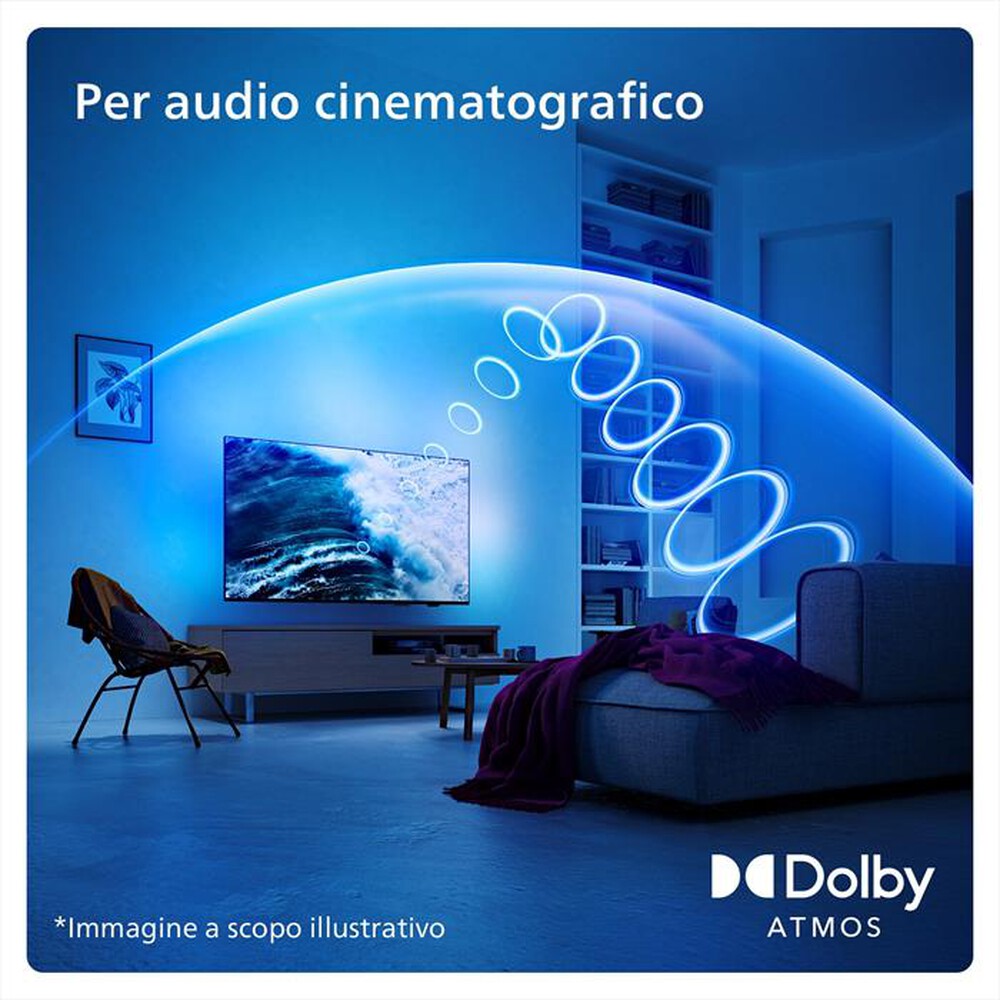 Immagine del prodotto PHILIPS - Smart TV Q-LED UHD 4K 50" Ambilight 50PUS8209/12-50PUS8209/12