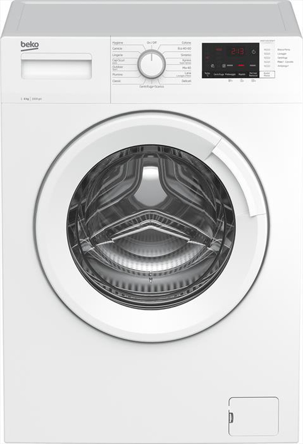 "BEKO - Lavatrice slim WS6T12EU32W /IT 6 Kg Classe E-Bianco"