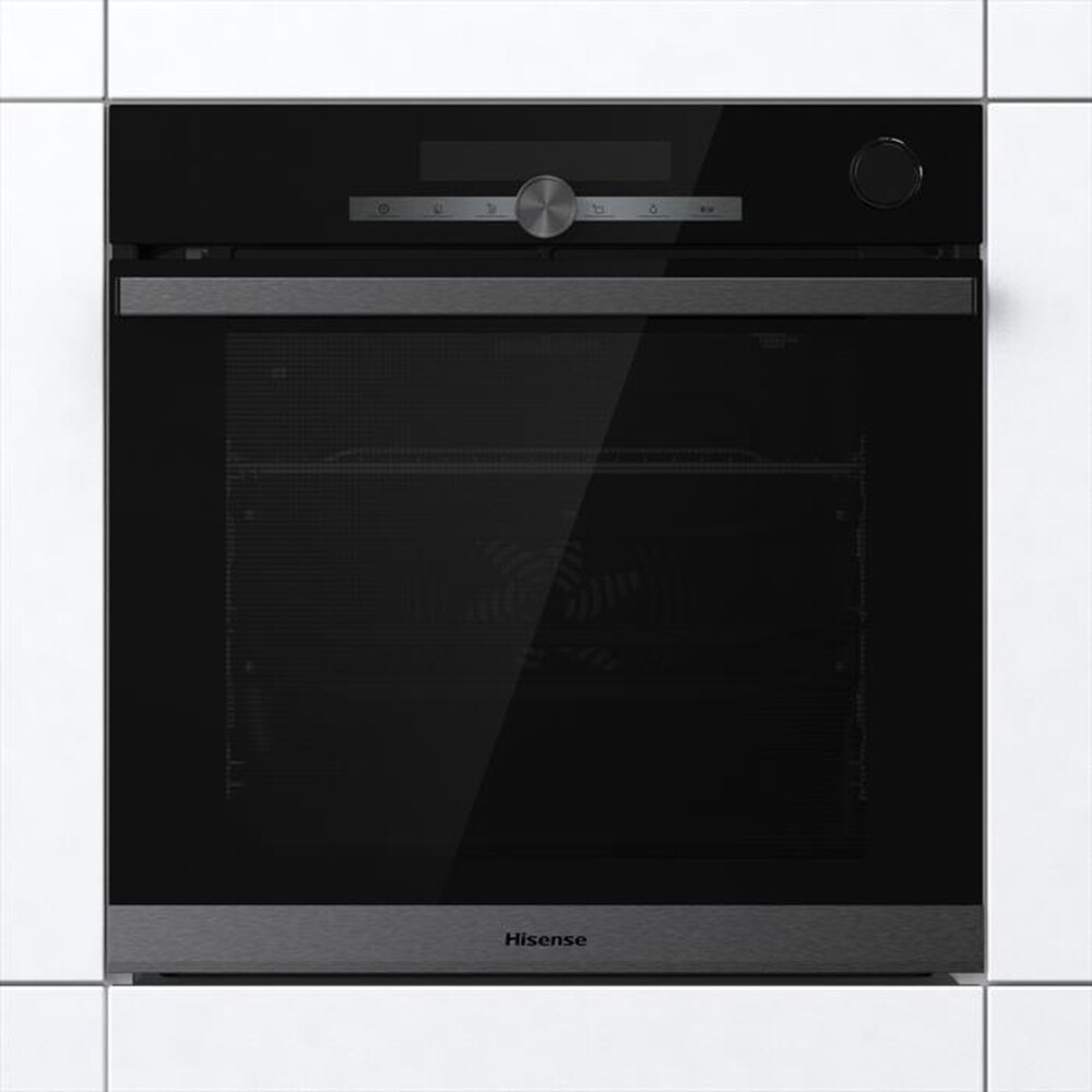 "HISENSE - Forno incasso elettrico BSA66334PG Classe A+-Nero con inserti Black Inox"