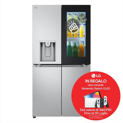 LG - Frigorifero 4 porte GMG960MBJE Classe E 638L-Argento