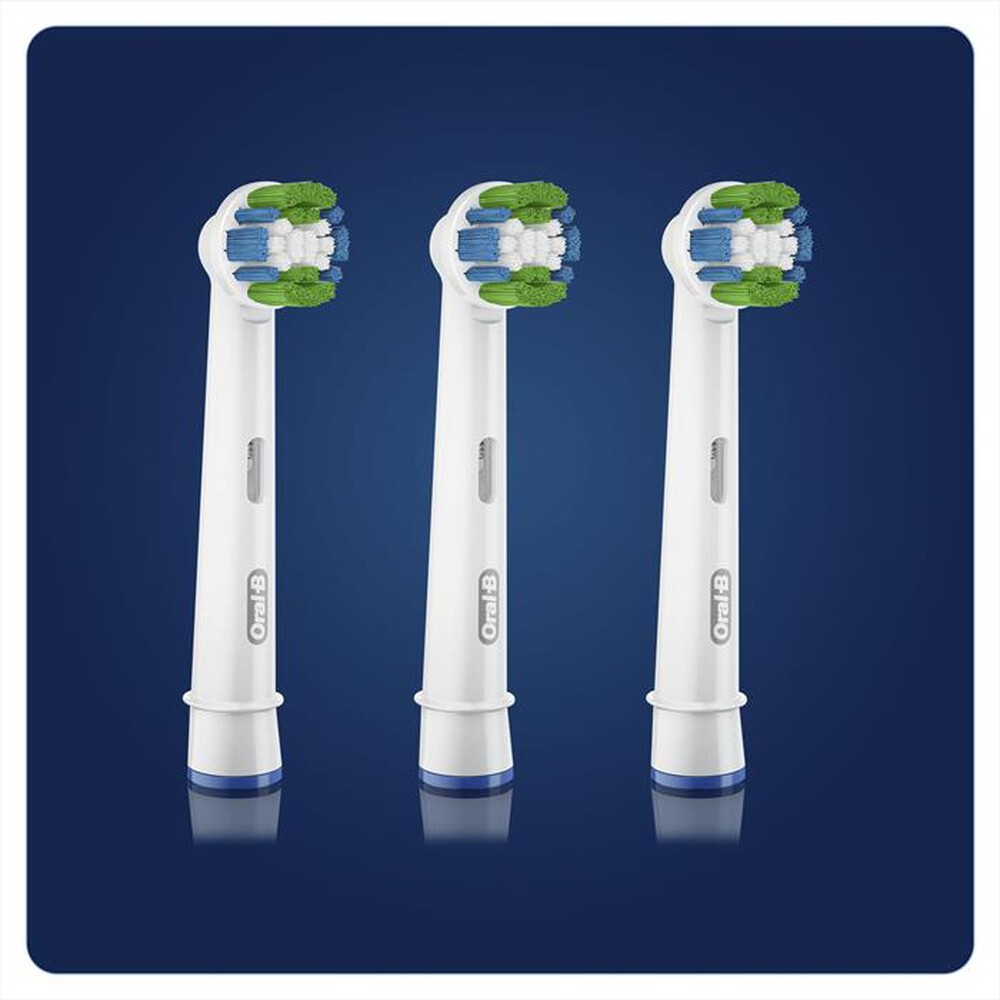 "ORAL-B - Testine Precise Clean Con CleanMaximiser, 3 Pezzi-Bianco"