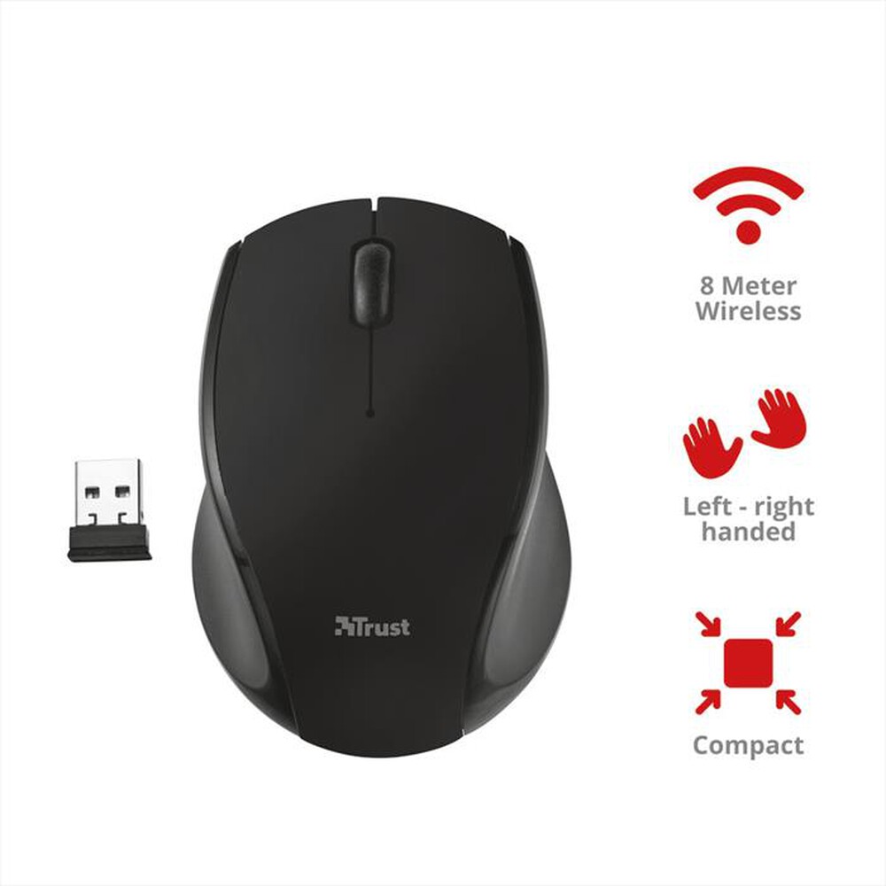 "TRUST - ONI WLESS MICRO MS BLK - Black"