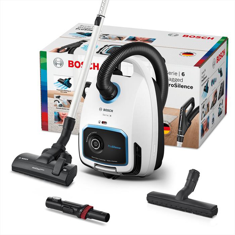 "BOSCH - Aspirapolvere a traino BGB6SIL1-Bianco"