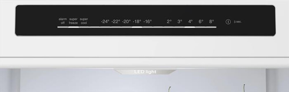 Immagine del prodotto BOSCH - Frigorifero Combinato KGN392XCF Classe C 203x60 cm-Acciaio nero anti-impronta
