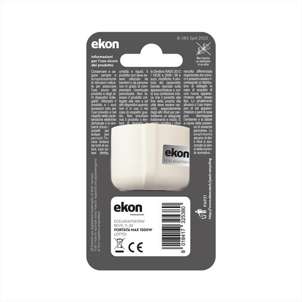 Immagine del prodotto EKON - ECELADAITDE10W-Bianco