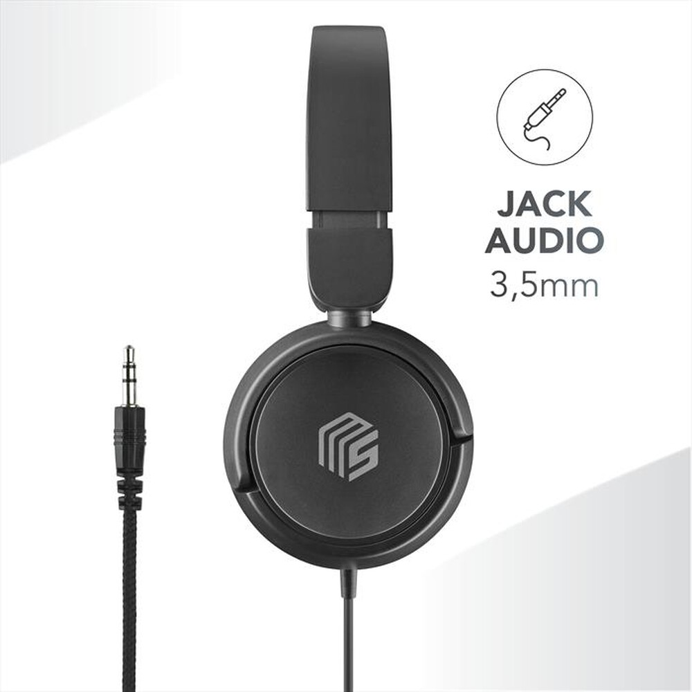 Immagine del prodotto CELLULARLINE - Cuffie a padiglione chiuso MUSICSOUNDFULLCK-Nero