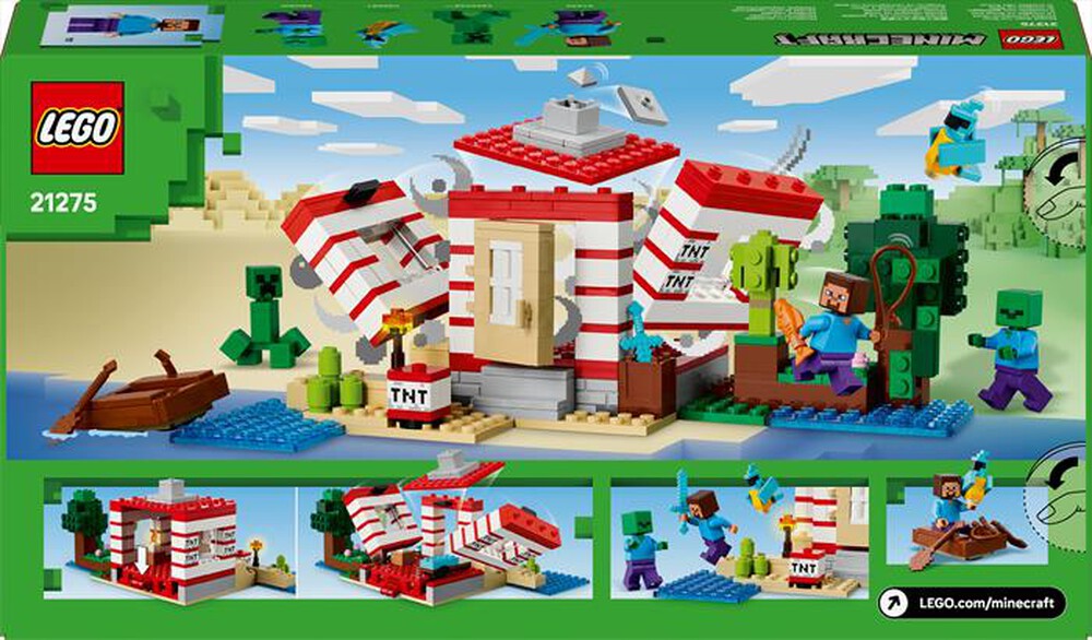 "LEGO - MINECRAFT Casa nella giungla esplosiva - 21275"