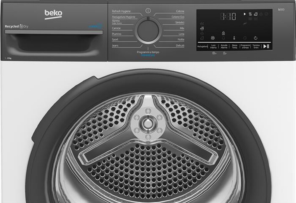 Immagine del prodotto BEKO - Asciugatrice BMEUT481SAI_IT 8 Kg Classe C-Grigio, Bianco
