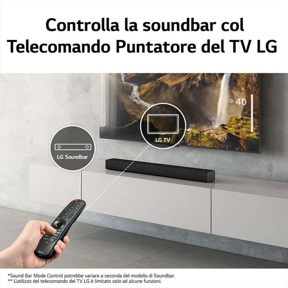 Immagine del prodotto LG - Soundbar S60Q.CEUSLLK-Nero