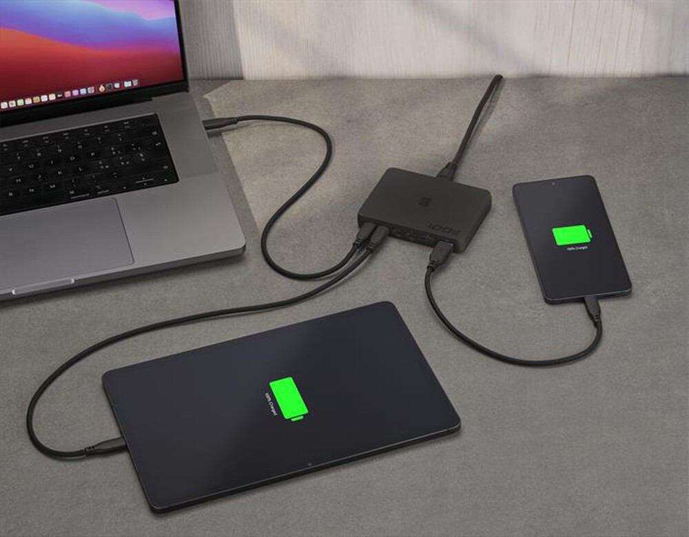 Immagine del prodotto CELLULARLINE - Caricabatterie da rete desk station 100W-Nero