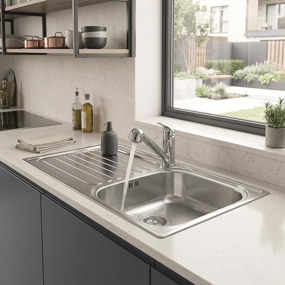 Immagine del prodotto GLEM GAS - Lavello 1 vasca EUR861DX-Inox
