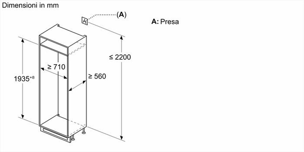 Immagine del prodotto BOSCH - Frigorifero Combinato KBN965SE0 Classe E-Bianco