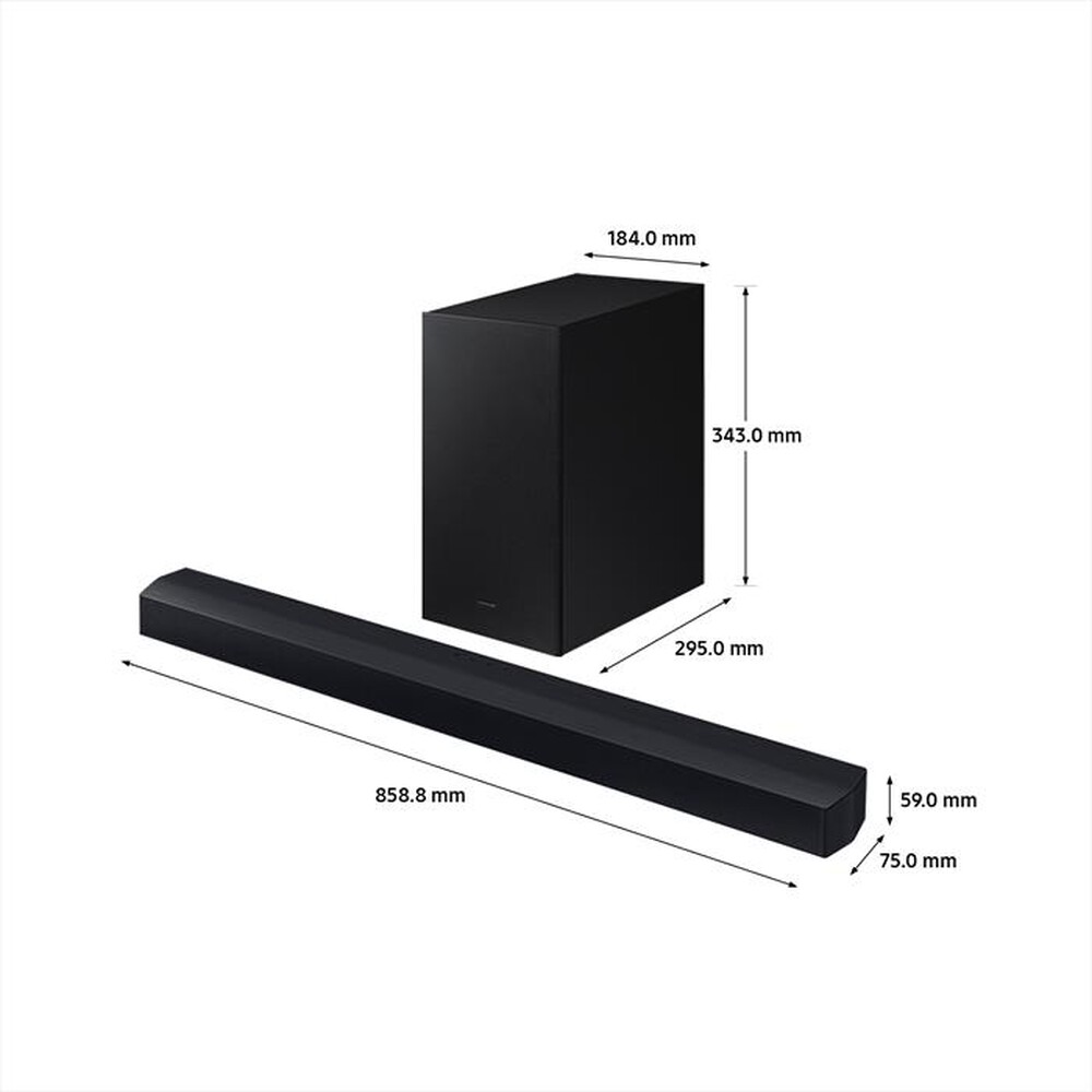 "SAMSUNG - SOUNDBAR HW-C450/ZF SERIE C, 2023-Back"