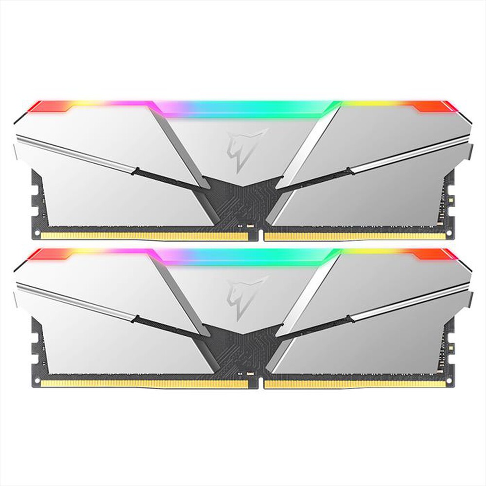 Immagine del prodotto NETAC - SHADOW RGB DDR4-3200 16GB (8GB X 2) C14 SILVER U-D-GRIGIO