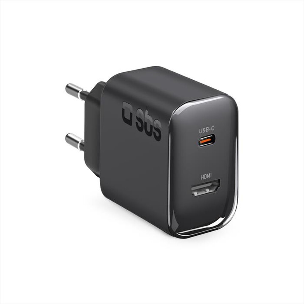 Immagine del prodotto SBS - Caricatore da rete 1x USB-C PD 30W + HDMI port-nero