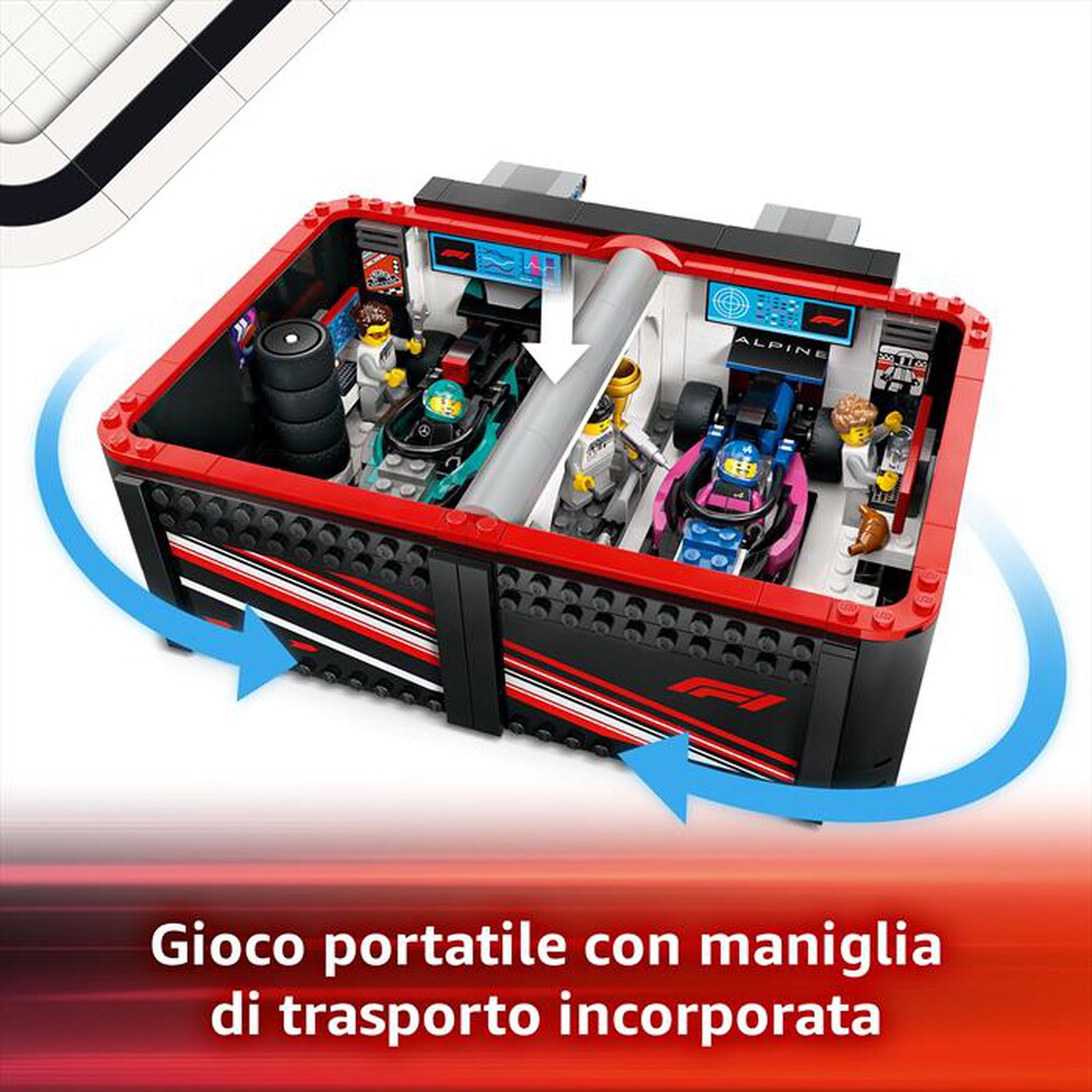 Immagine del prodotto LEGO - CITY F1 Garage con Mercedes-AMG e Alpine F1&reg; 60444