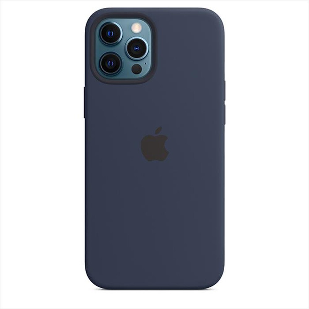 "APPLE - Custodia MagSafe in silicone per iPhone 12 Pro Max-Deep navy"