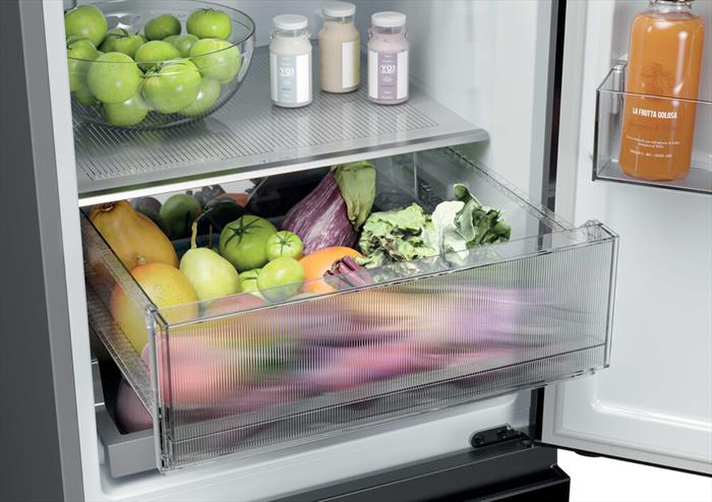 Immagine del prodotto HAIER - Frigorifero combinato HTR3518ENMX Classe E 303 lt-Acciaio inox