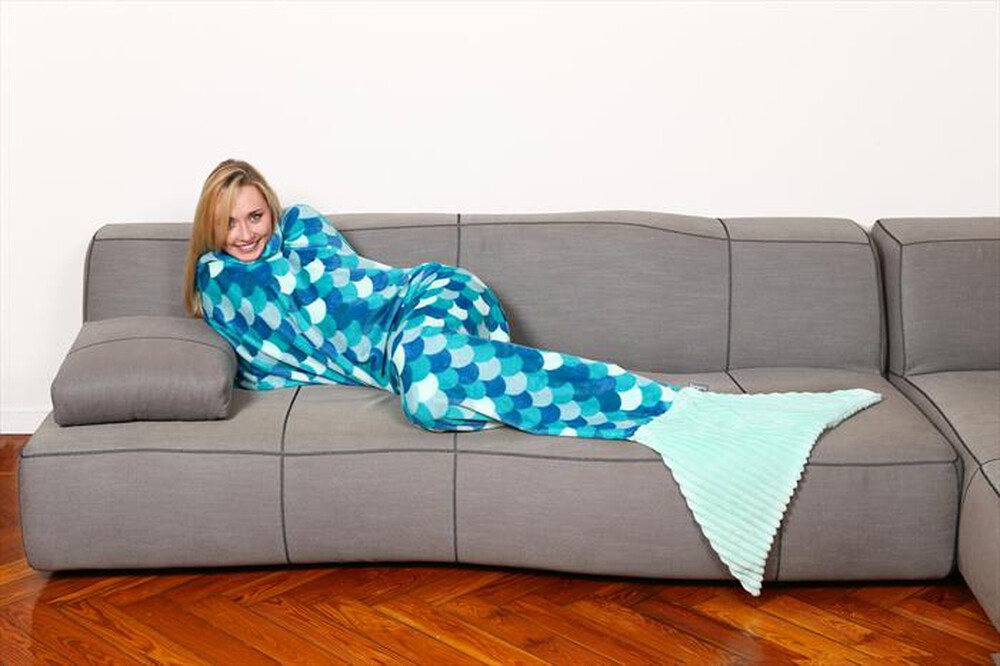 Immagine del prodotto KANGURU - Coperta a coda di sirena per adulti SIRENA-TURCHESE