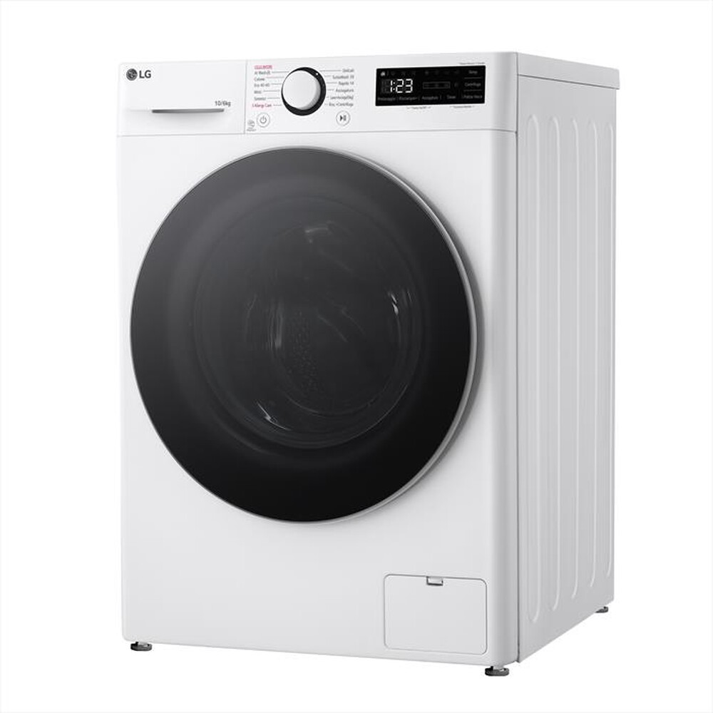 "LG - Lavasciuga D4R5010TSWS 10/6 Kg Classe A-Bianco"