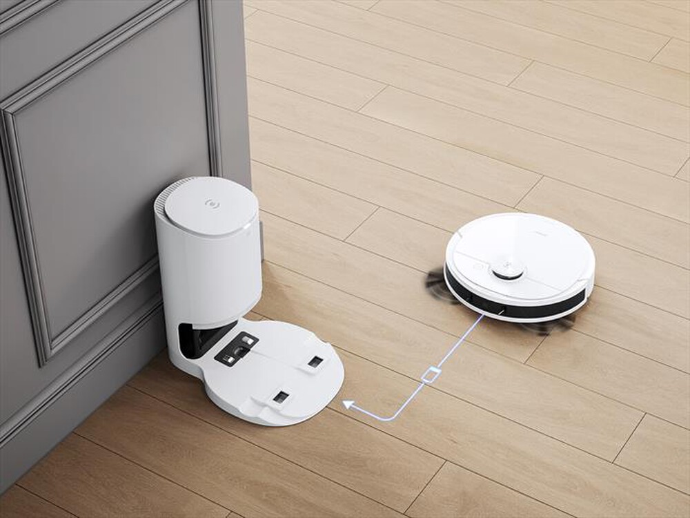 "ECOVACS - N8 PRO+ ROBOT ASPIRAPOLVERE DEEBOT OZMO-Bianco/Nero"