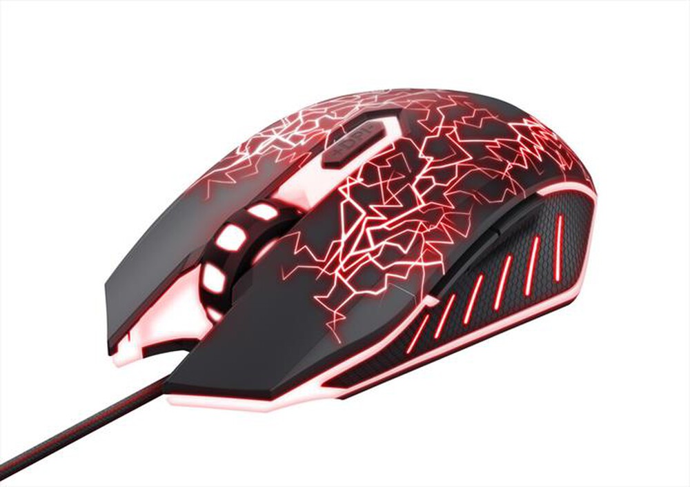 "TRUST - Mouse gaming GXT105X IZZA MOUSE-Black/Red"
