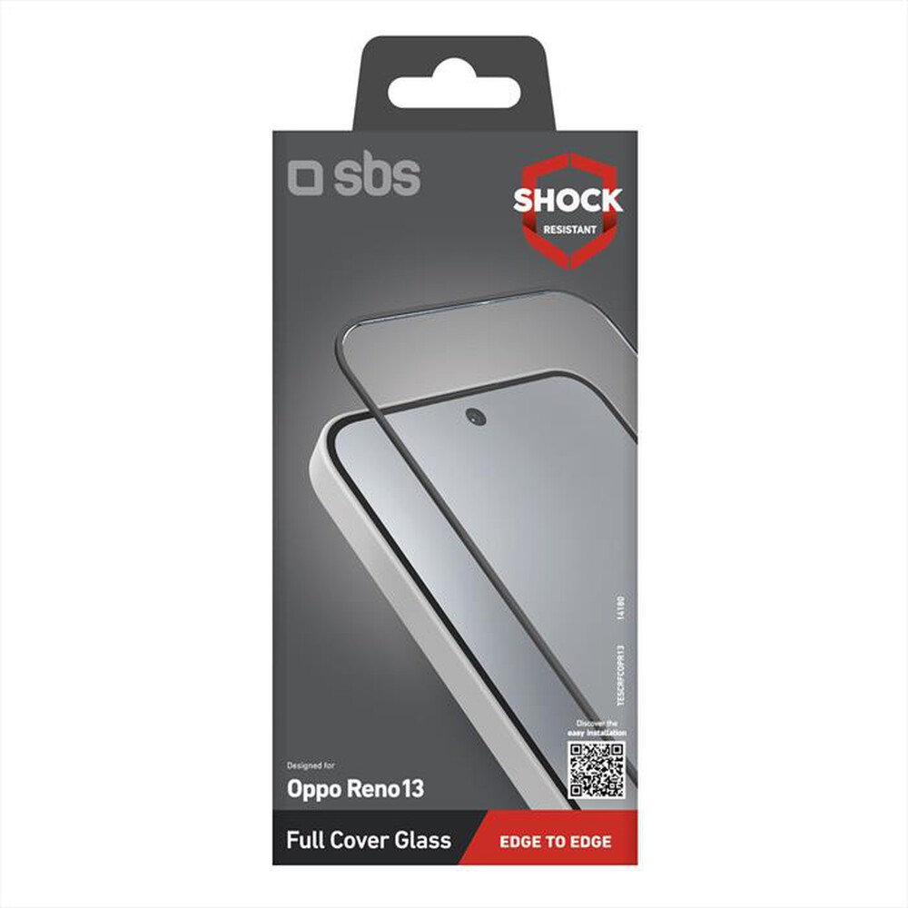 Immagine del prodotto SBS - Pellicola protettiva per&nbsp;Oppo Reno 13-Nero