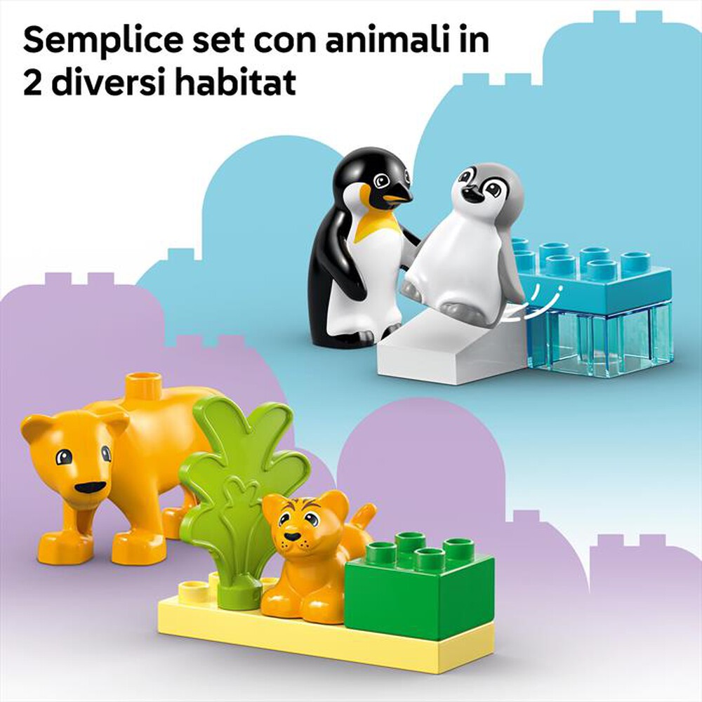 Immagine del prodotto LEGO - DUPLO Famiglie di animali: pinguini e leoni 10442