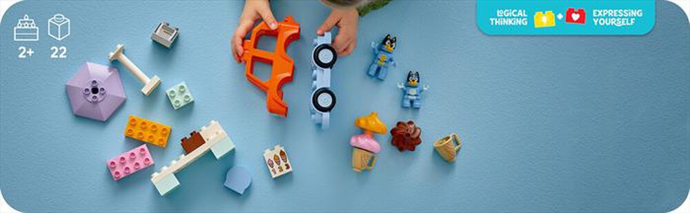Immagine del prodotto LEGO - 10458 VISITA ALLA GELATERIA DI BLUEY-,