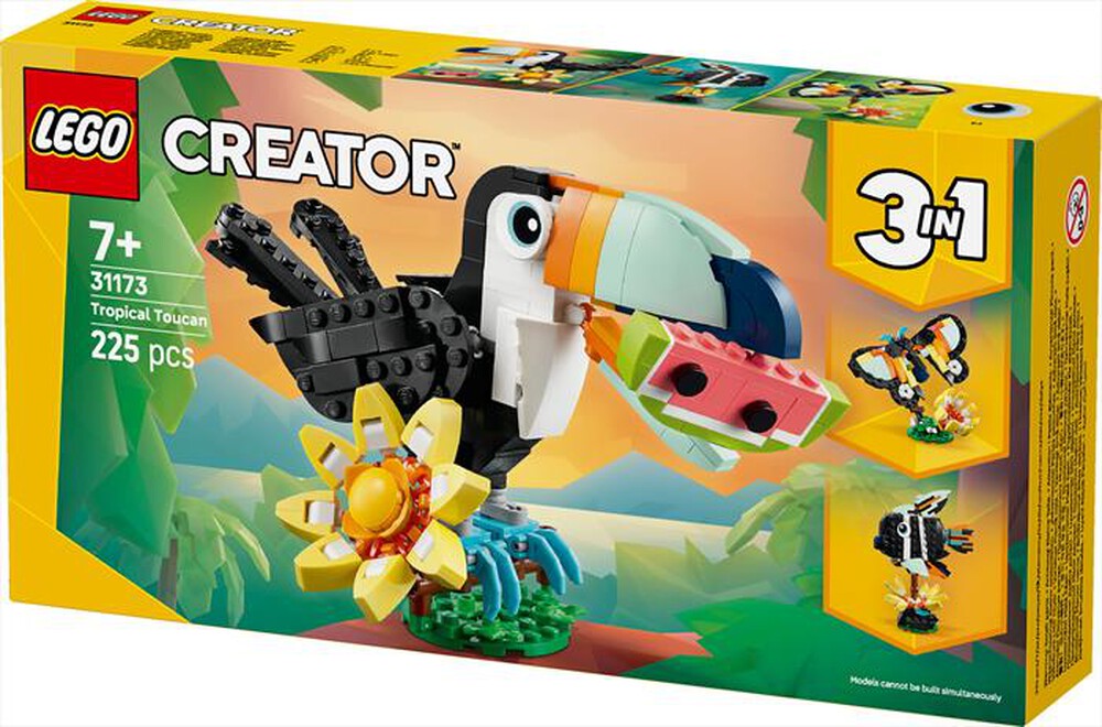 Immagine del prodotto LEGO - CREATOR Animali selvatici: tucano tropicale 31173