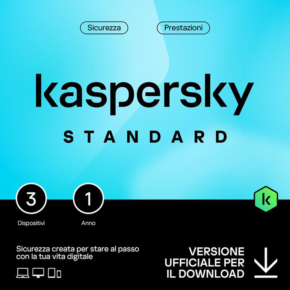Immagine del prodotto KASPERSKY - Standard 3device 1anno